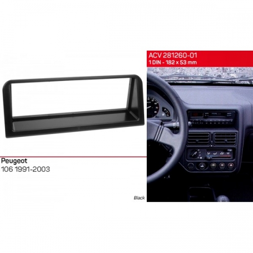 Перехідна рамка ACV Peugeot 106 1991-2003 (281040-01) № Фото 1