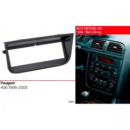 Перехідна рамка ACV Peugeot 406 1995-2005 (281040-04) № Фото 1