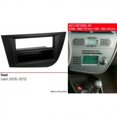 Перехідна рамка ACV Seat Leon 2005-2010 black (281328-33)