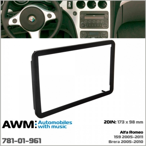 Перехідна рамка AWM Alfa Romeo 159 2005+ (781-01-961) № Фото 1