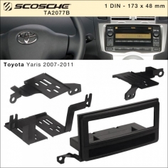 Перехідна рамка Scosche Toyota Yaris 2007-2011 (TA2077B)