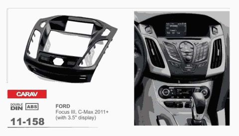 Переходная рамка Carav Ford Focus,C-Max 3,5 дисплей (11-158)