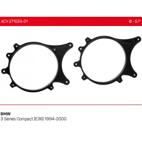 Прокладки под динамики ACV BMW 3 1994-2001 (271023-01)