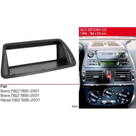 Переходная рамка ACV Fiat Brava 1995+ (281094-02)