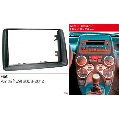 Переходная рамка ACV Fiat Panda 2003-2012 (281094-12)