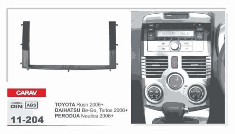 Переходная рамка Carav Daihatsu Terios 2006+ (11-204)