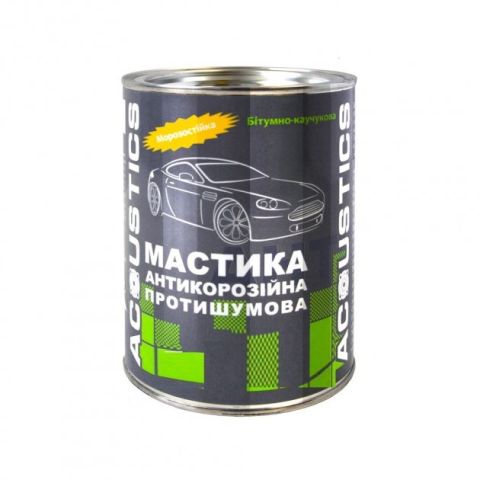 Шумоизоляция Acoustics Мастика 0.8 кг