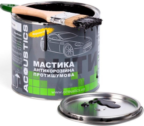 Шумоизоляция Acoustics Мастика 2 кг