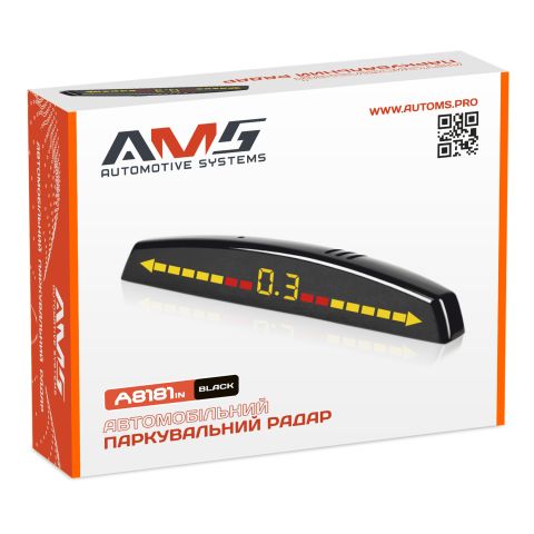Парктроник AMS A8181in черный