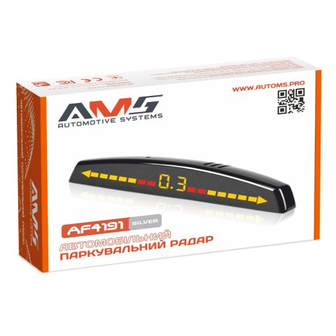 Парктроник AMS AF4191 серебро