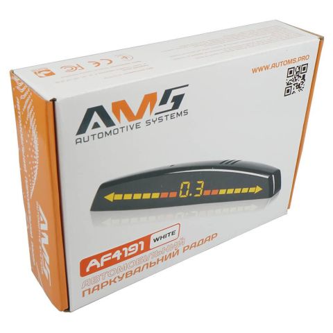 Парктроник AMS AF4191 белый