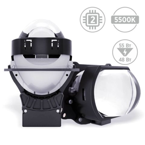 LED линзы AMS ORIGINAL A7 Square 3" F/R
