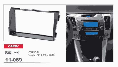 Переходная рамка Carav Hyundai Sonata 2008-2010 (11-069)