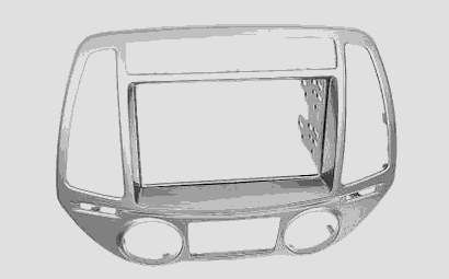 Переходная рамка Carav Hyundai i20 2012-2014 (11-393)
