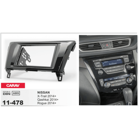 Переходная рамка Carav Nissan X-Trail, Qashkai, Rogue (11-478)