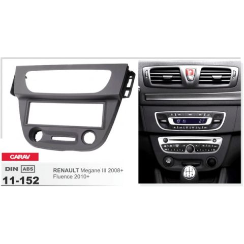 Переходная рамка Carav Renault Megane, Fluence (11-152)